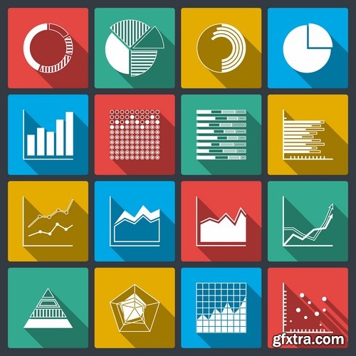 Collection of icons stock vector 22 Eps