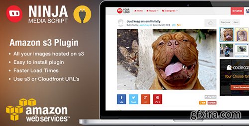 CodeCanyon - Ninja Media Script S3 Plugin - Amazon S3 Plugin v1.0