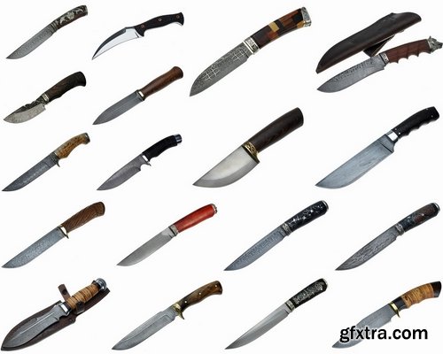 Сollection of hunting knives handmade 25 UHQ Jpeg