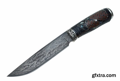 Сollection of hunting knives handmade 25 UHQ Jpeg