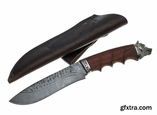 Сollection of hunting knives handmade 25 UHQ Jpeg