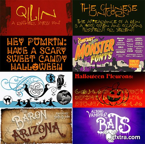 Halloween Font Bundle