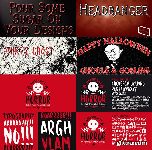 Halloween Font Bundle