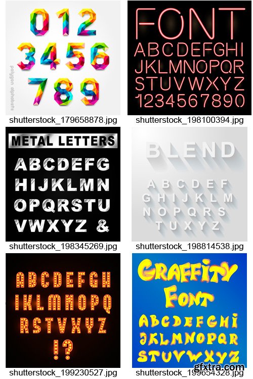 Amazing SS - Alphabets Design 2, 25xEPS