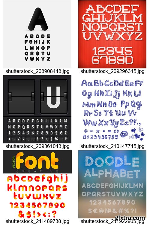 Amazing SS - Alphabets Design 2, 25xEPS