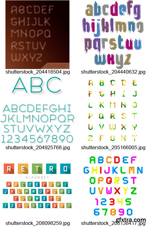 Amazing SS - Alphabets Design 2, 25xEPS