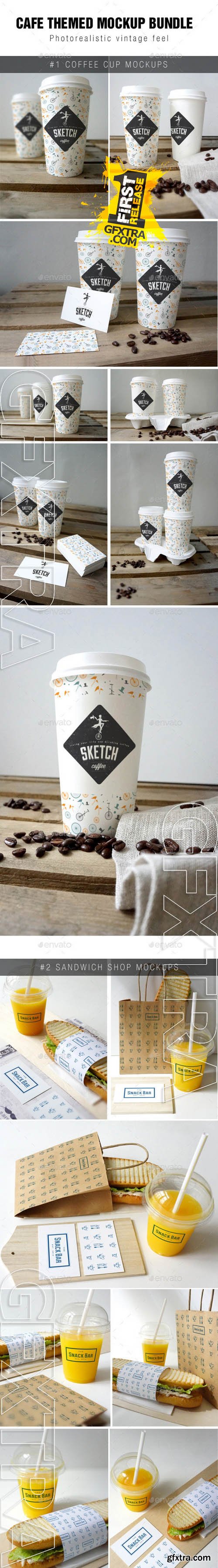 Cafe Branding Mockup Bundle - GraphicRiver 8853356