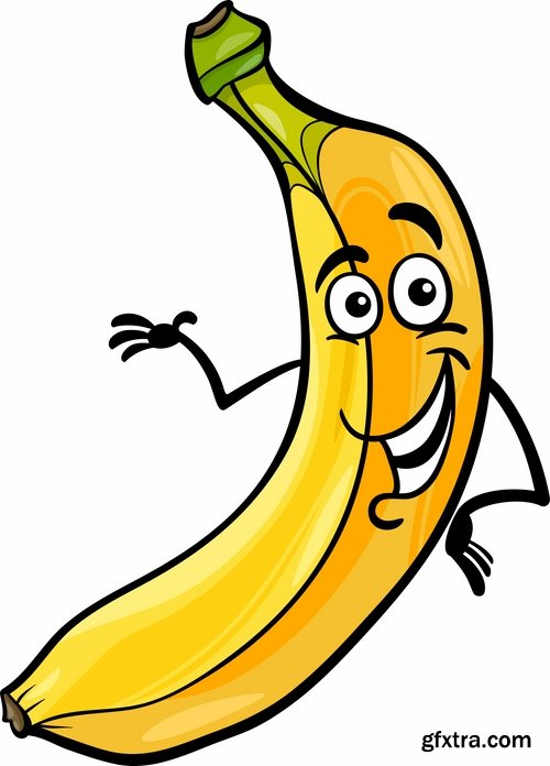 Funny vegetables and fruit vector images 25 Eps