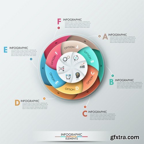 Stock Vectors - Business Infographic 4, 25xEPS