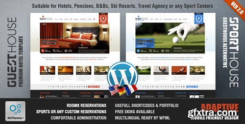 ThemeForest - Guesthouse v2.44 - Hotel and Sport Center 2in1 Premium Theme