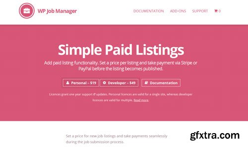 Simple Paid Listings - WP Job Manager Addon