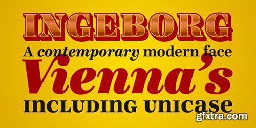 Ingeborg Font Family - 9 Fonts $785