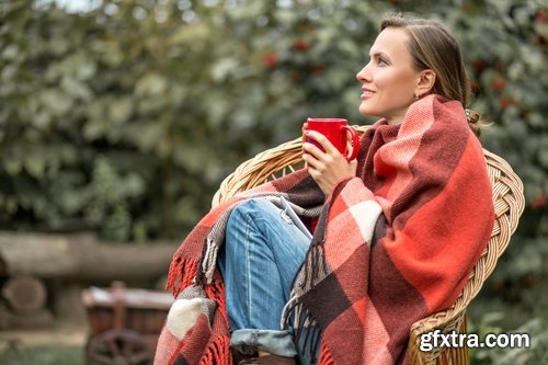 Beautiful girl drinking beverages 25 UHQ Jpeg