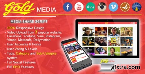 CodeCanyon - Gold MEDIA v1.4