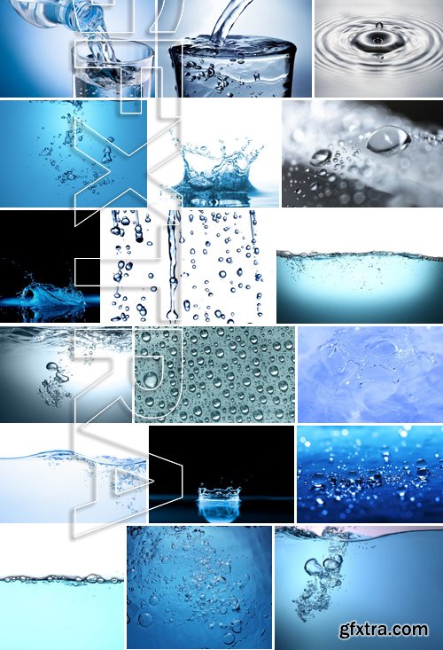 Stock Photos - Water 4, 25xJPG