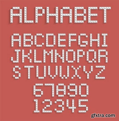 Stock Vectors - Alphabet 5, 25xEPS