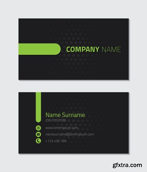 Stock Vectors - Business Card Template 6, 25xEPS