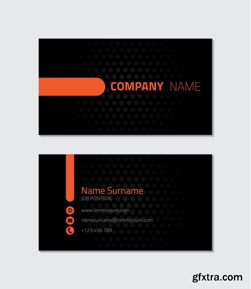 Stock Vectors - Business Card Template 6, 25xEPS