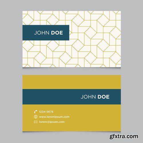 Stock Vectors - Business Card Template 6, 25xEPS