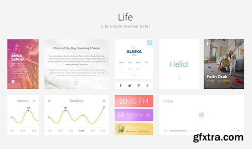 PSD Web Design - Life UI Kit