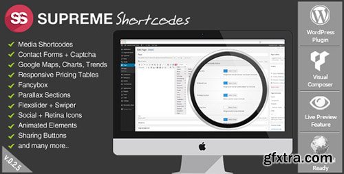 CodeCanyon - Supreme Shortcodes v0.2.3 - WordPress Plugin