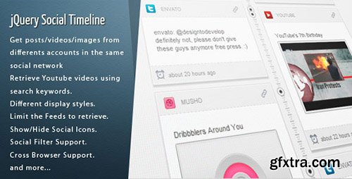 CodeCanyon - jQuery Social Timeline v1.7.2