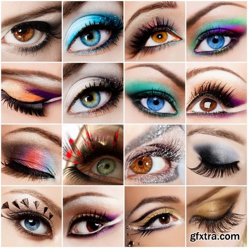 Collection of the latest make-up beautiful female eye 25 UHQ Jpeg