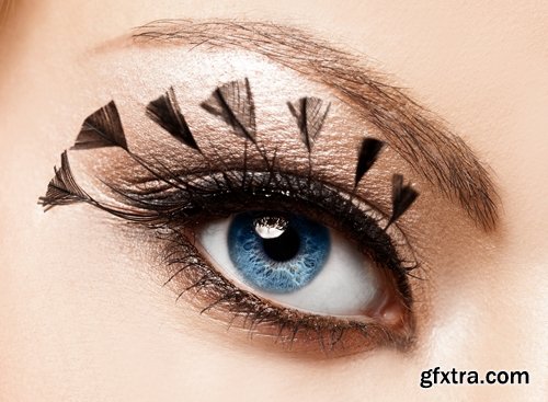 Collection of the latest make-up beautiful female eye 25 UHQ Jpeg