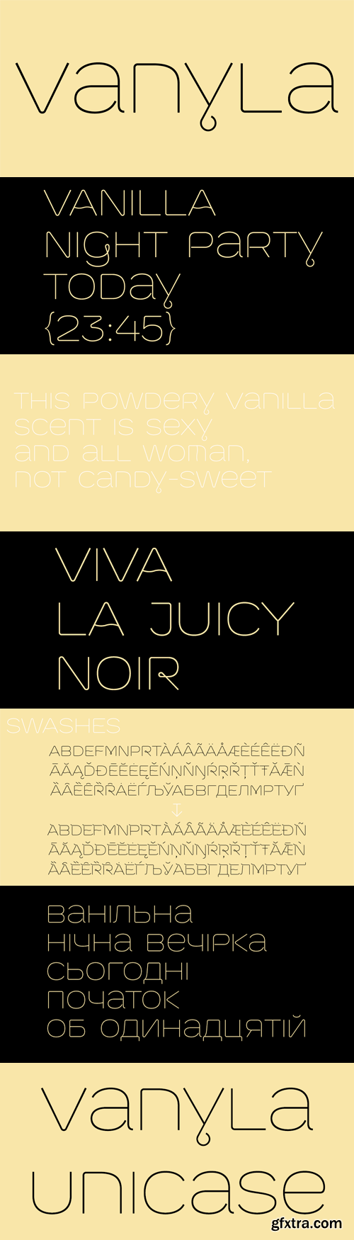 Vanyla 4F Font Family - 2 Fonts for $25