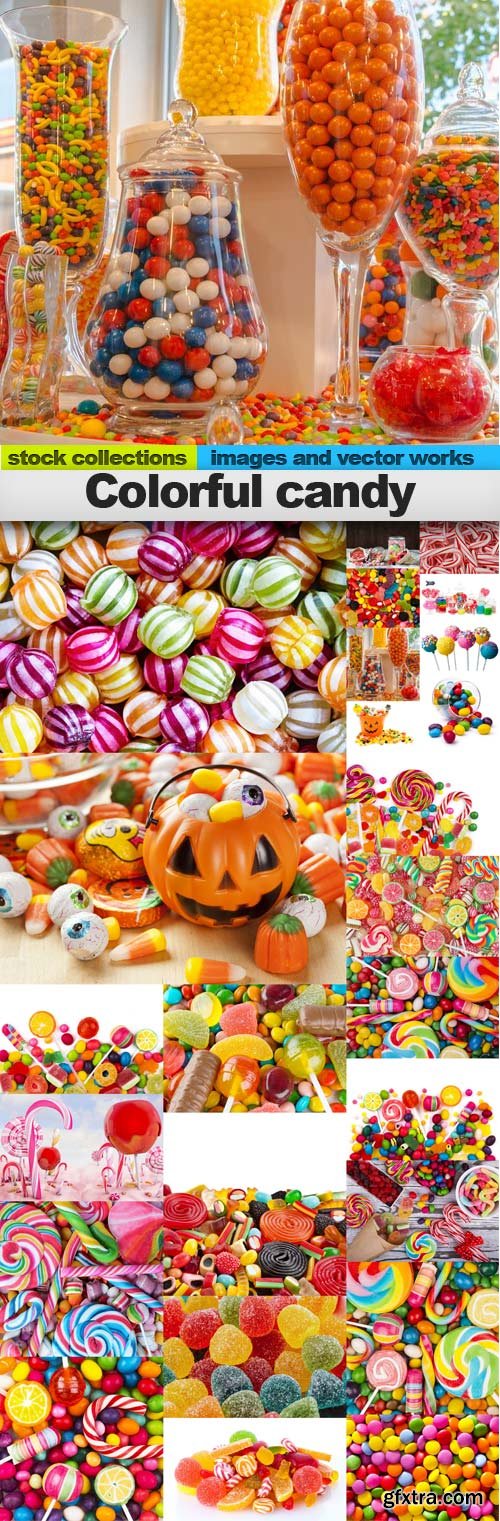 Colorful candy,25 x UHQ JPEG