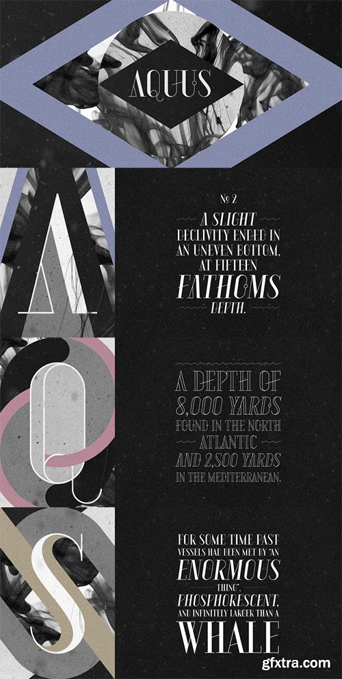 Aquus Font Family - 6 Fonts $234