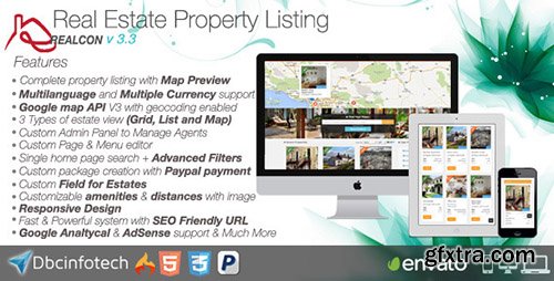 CodeCanyon - Realcon Real Estate Property Listing v2.3.0