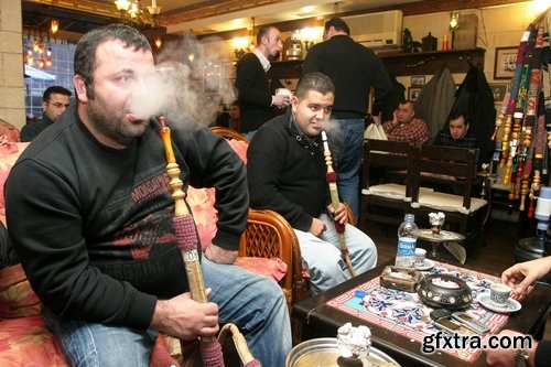 Different people smoke hookah 25 UHQ Jpeg