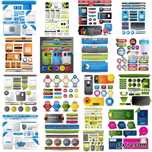 Web Design Elements #5 - 25 Vector