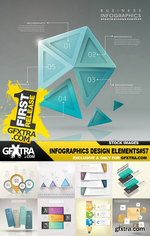 Infographics Design Elements#57 - 30 Vector