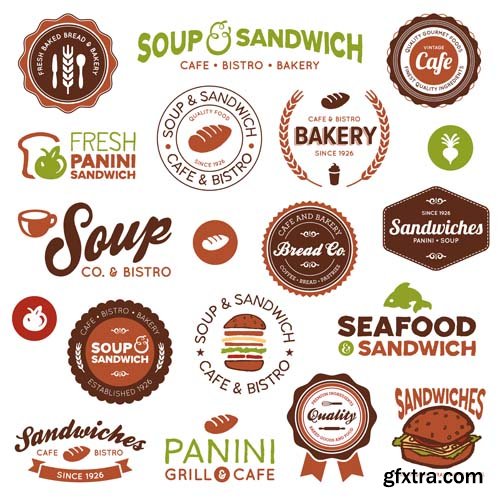 Vector Labels and Stickers - 15x EPS