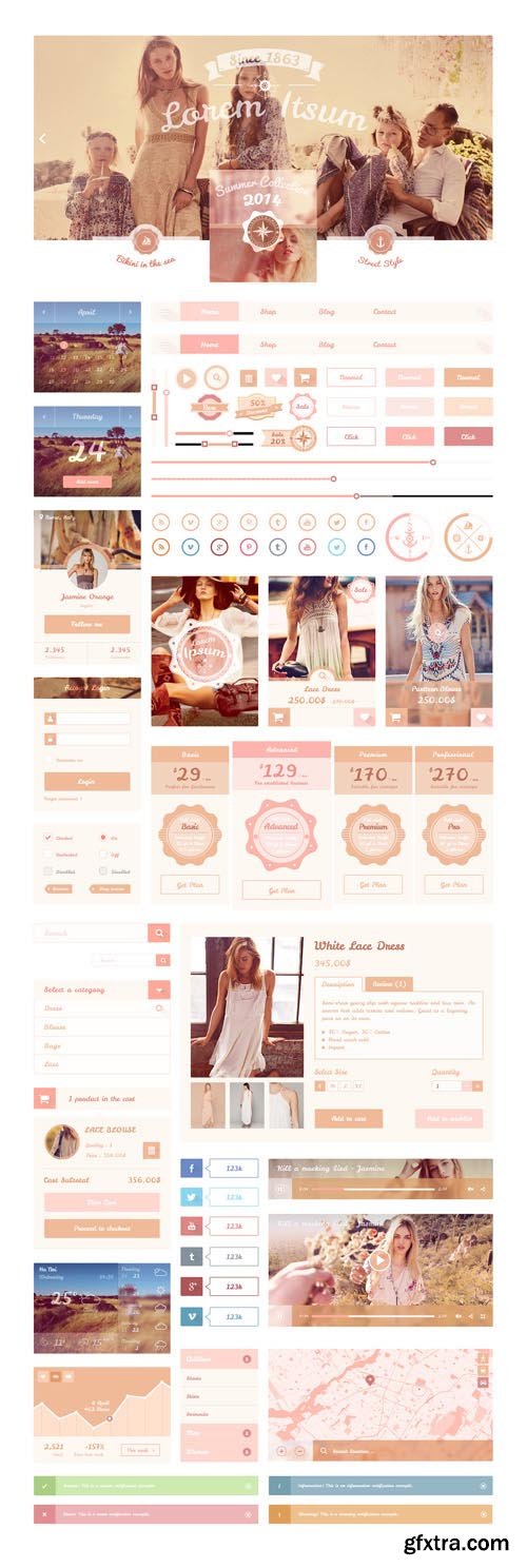 Fashion Junkie UI Kit