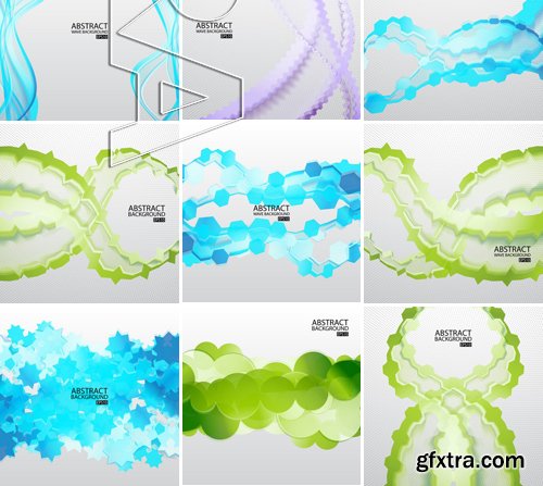 Stock Vectors - Abstract Background 3, 25xEPS