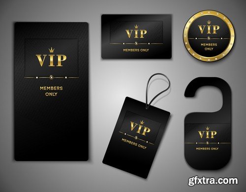 Stock Vectors - Vip 3, 25xEPS