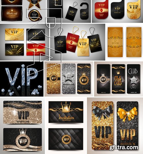 Stock Vectors - Vip 3, 25xEPS