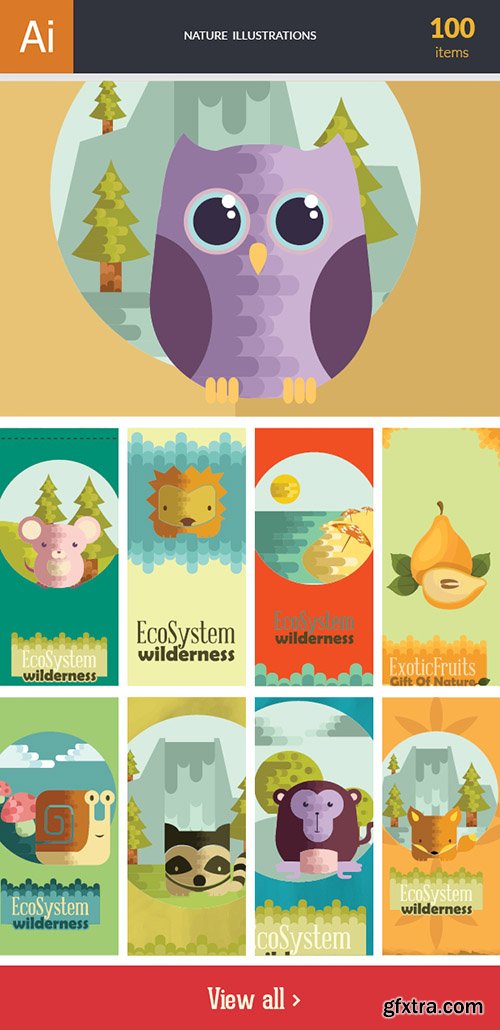 500 Top-Quality Vector Illustrations worth $2,000