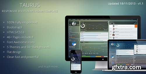 ThemeForest - Taurus v1.1 - Responsive Bootstrap3 Admin Template - FULL