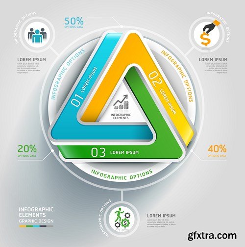 Collection of Infographics Vol.134, 25xEPS