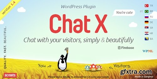 CodeCanyon - Chat X v1.4 - WordPress Chat plugin for Sales & Support