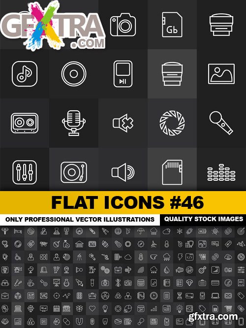 Flat Icons #46 - 25 Vectors