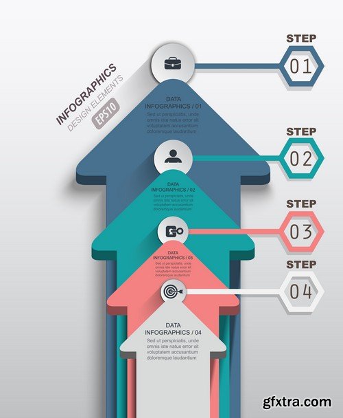 Stock Vectors - Business Infographic 5, 25xEPS