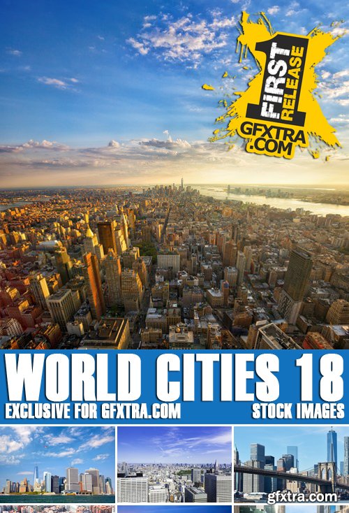 Stock Photos - World Cities 18, 25xJPG