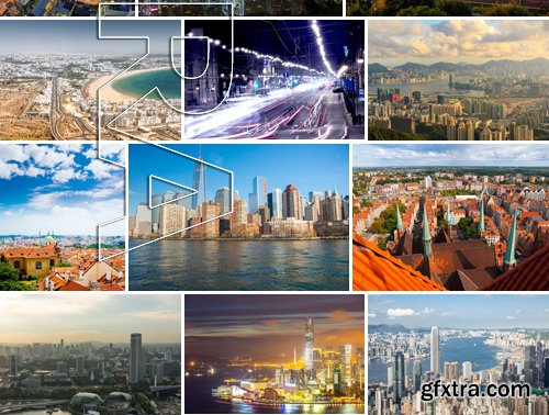 Stock Photos - World Cities 18, 25xJPG