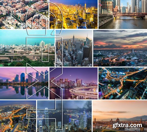 Stock Photos - World Cities 18, 25xJPG