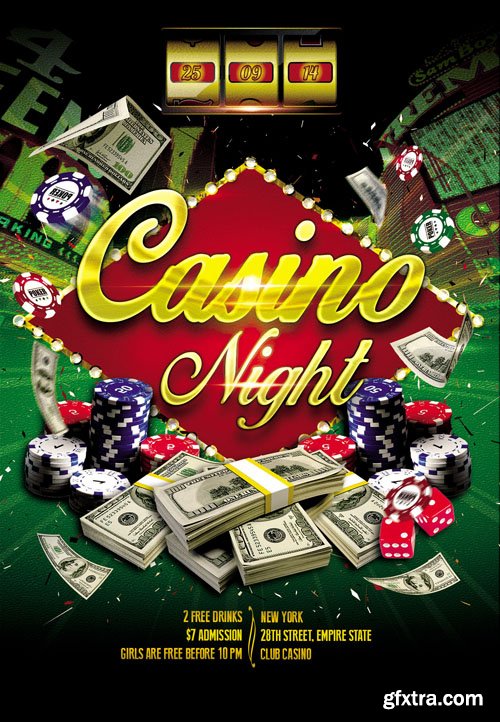 Casino Night Flyer Template